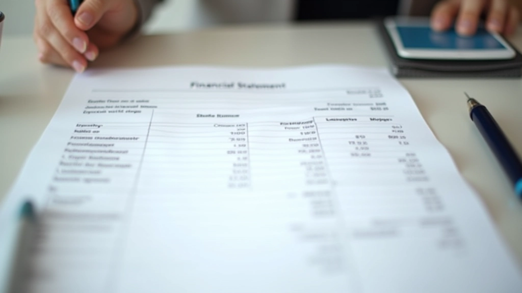 Bilan financier personnel